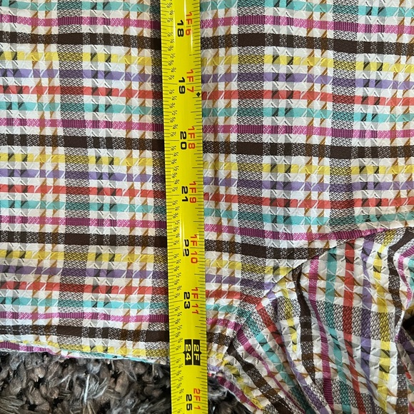 Robert Graham Mens Button Striped Shirt Size XL/TG Multicolored - Picture 10 of 12